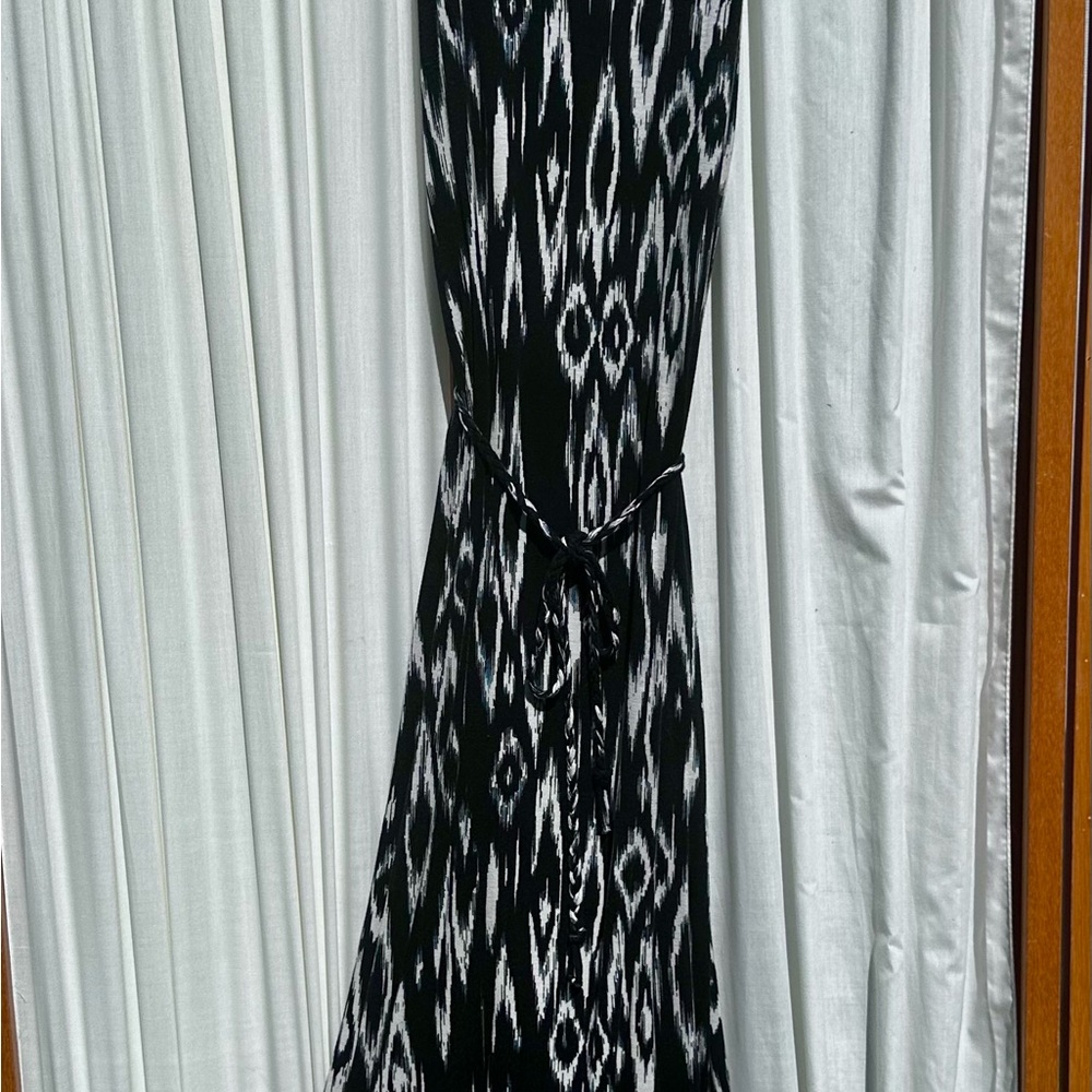 Geometric Pattern Bohemian Maxi Dress